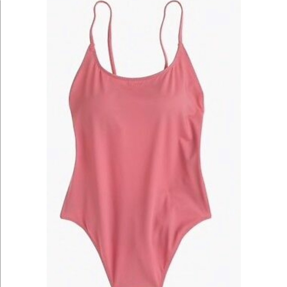 NWT j.crew playa one piece in vintage pink